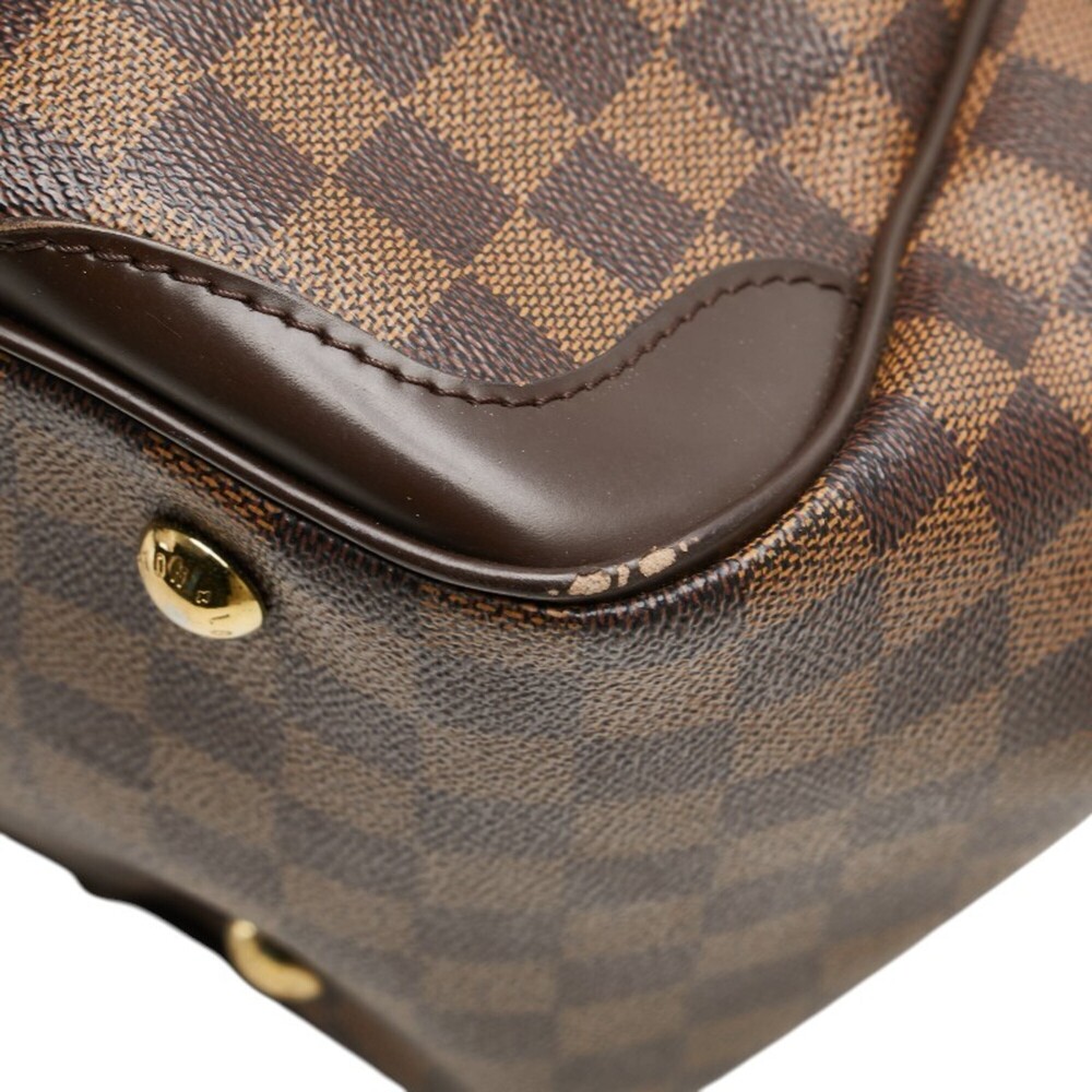 LOUIS VUITTON Authentic Brown Damier Leather Bag - Picture 5 of 13